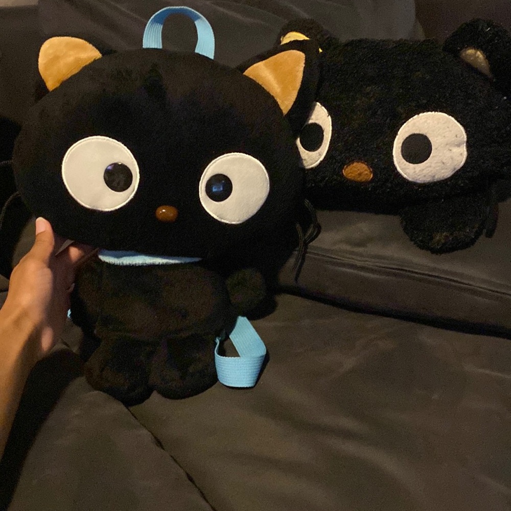 Rare Vintage Sanrio Chococat Authentic Plush Backpack/Bag!